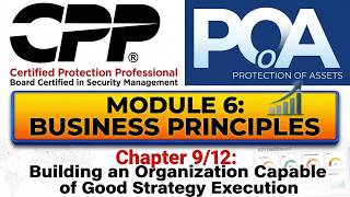 CPP  Module 6 - Chapter 9/12:  Building an Organization Capable of Good Strategy Execution Wealth