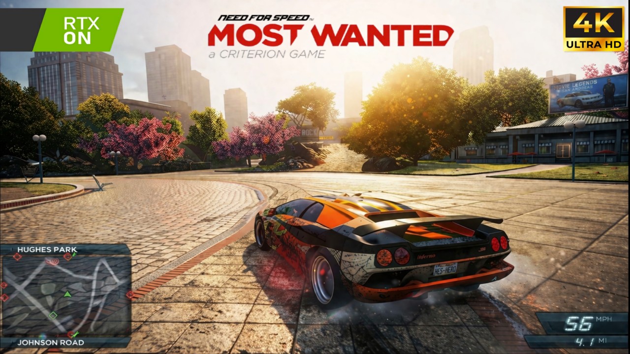 NFS Most Wanted RTX ON 🔥 | Ultra Realistic 4K Gameplay (No Commentary ...