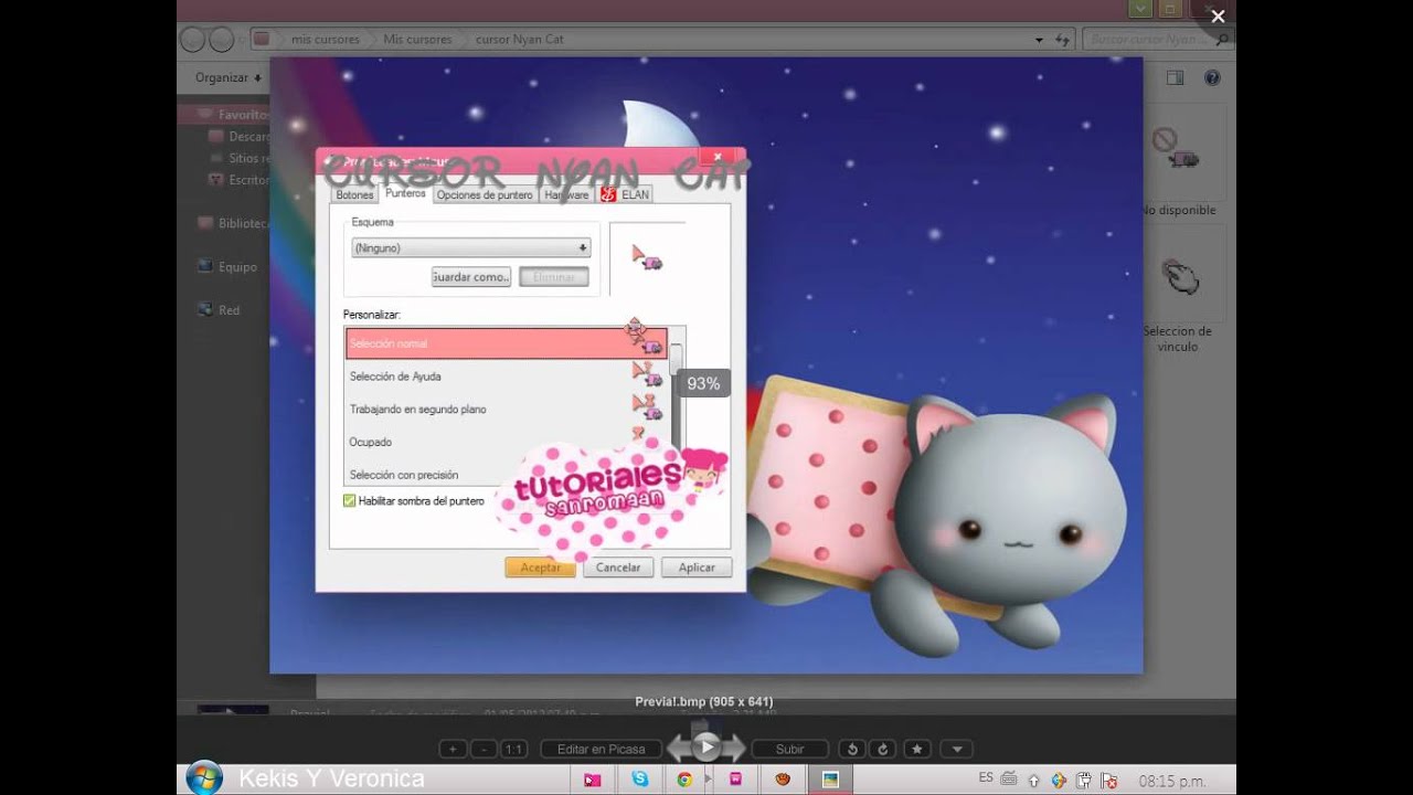 How To Get The Nyan Cat Cursor On Youtube How To Get The Nyan Cat Cursor On Youtube
