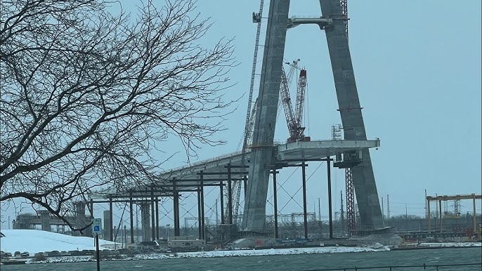 Fort Street roadwork halted as Gordie Howe Bridge team investigates  concrete collapse - constructconnect.com