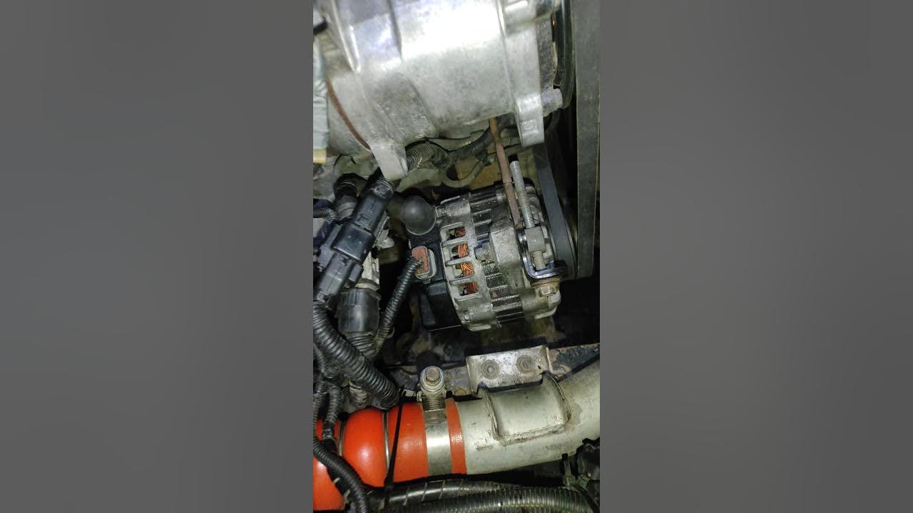 Кот снял ремень генератора - KIA Spectra, 1,6 л, 2007 года поломка DRIVE2