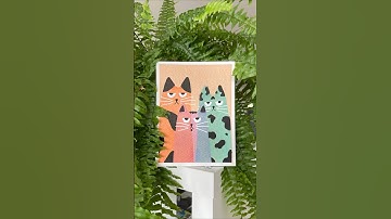 @chonkygrompy’s squeegee cats #art #painting