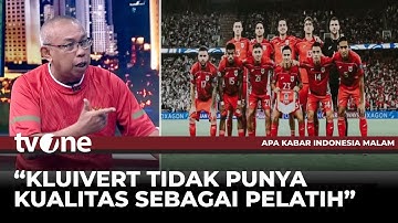 Sebut Kluivert Tidak Pantas Jadi Pelatih, Eks Pemain Timnas Indonesia: Miskin Taktik | tvOne