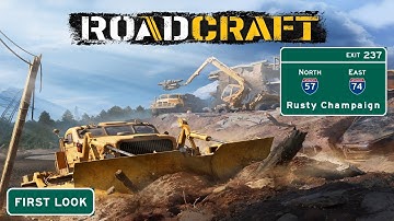 RoadCraft Demo First Look - Welcome Back to the World of Heavy Machinery!  Episode 1