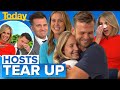 Aussie hosts in tears as families reunite at Queensland border | Today Show Australia