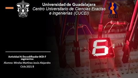 Actividad 4. Decodificador BCD-7 segmentos