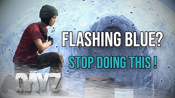 FLASHING BLUE temperature at a fire in DayZ?! You may have done this