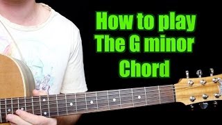 Video thumbnail of "How to Play - G minor (Chord, Guitar)"