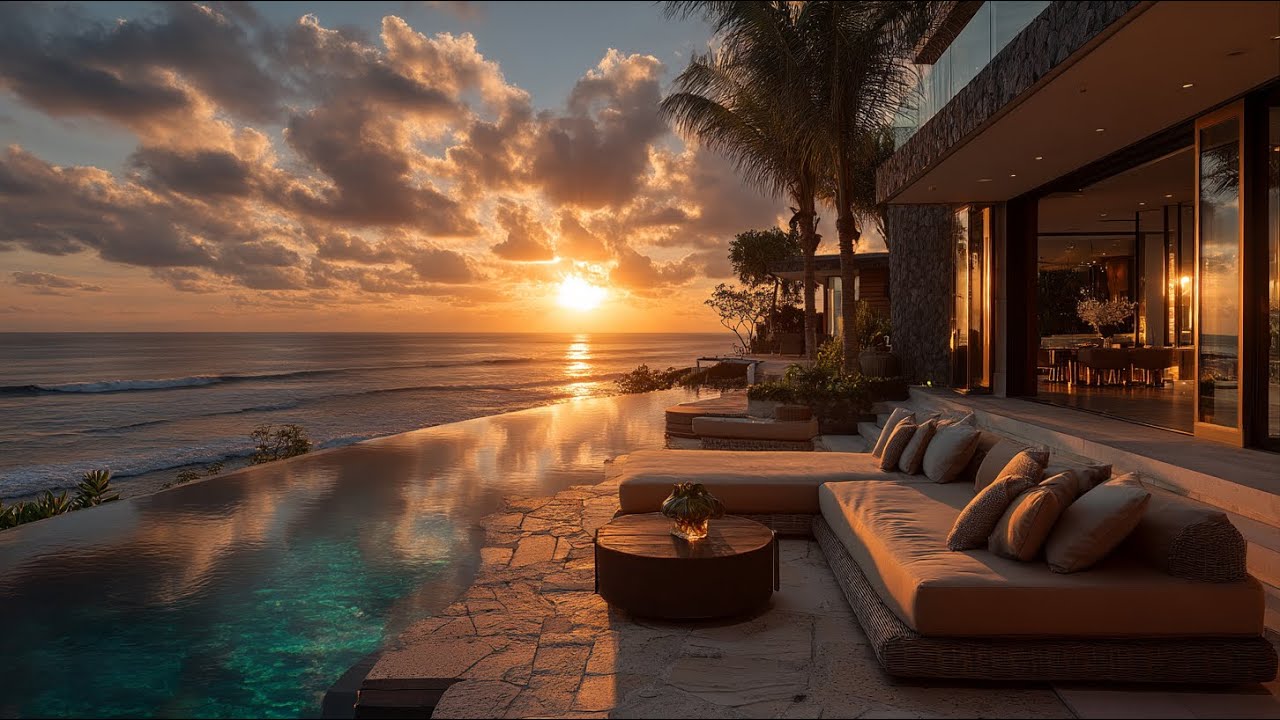 Sunset Luxury Lounge Music | Golden Hour Chillout Ambient Mix for Relaxation and Quiet Evenings