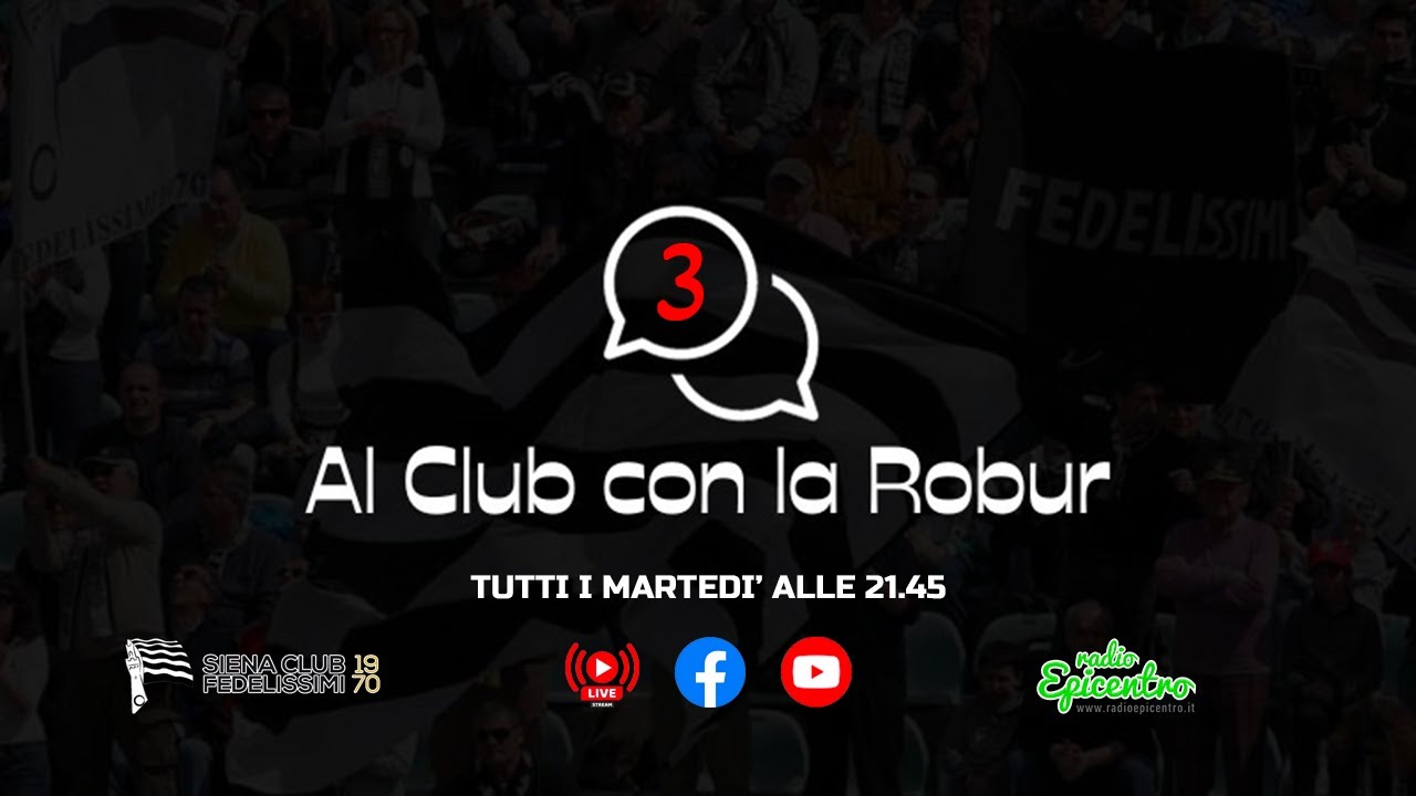Al Club con la Robur | Stagione 3 | 3° puntata ospite Niccolò Giannetti