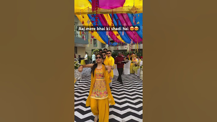 Aaj mere bhai ki shadi h   #haldibts #bhaikishadi #haldishoot #wedding