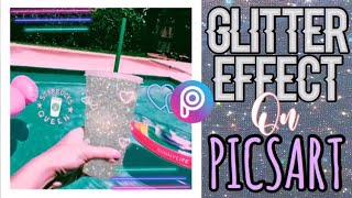 HOW TO MAKE GLITTER EFFECT ON PICSART | EASY TUTORIAL! #PICSART screenshot 1