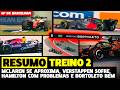 🚨TL2: BORTOLETO MUITO BEM, VERSTAPPEN COM PROBLEMAS, MCLAREN SE APROXIMA E HAMILTON SOFRE |FÓRMULA 1