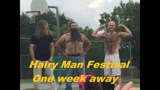Chest sprouts leading up to Hairy Man Festival!