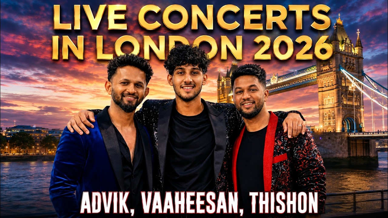 Vaheesan Rapper Vaaheesan live concert in London 2026 | Rap Ceylon | Advik | Thihon ...