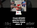 One Chair, Big Heart: Teen Barber’s Free Cuts Change Lives"