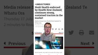 Heidi Health is an AI medical scribe that has been endorsed by Health NZ