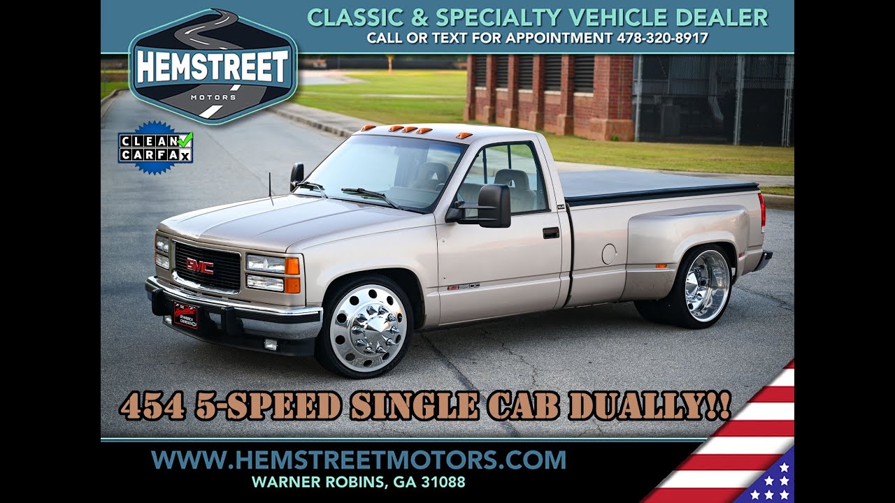 1992 GMC C3500 RARE Single cab 454 5-speed dually! For Sale! ONLY 54k OG miles!