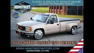 1992 GMC C3500 RARE Single cab 454 5-speed dually! For Sale! ONLY 54k OG miles!