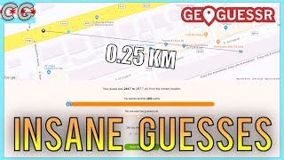 Geoguessr - Insane Guess Compilation #1 - Chicago Geographer