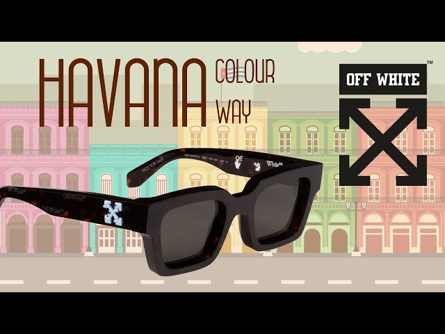 Off-White Virgil Sunglasses in the Havana Colourway 