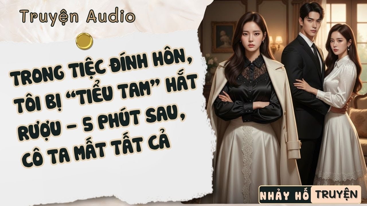 TRONG BUỔI TIỆC ĐÍNH HÔN, TIỂU TAM HẮT RƯỢU VÀO TÔI – 5 PHÚT SAU, CÔ TA MẤT TẤT CẢ | Nhảy hố truyện