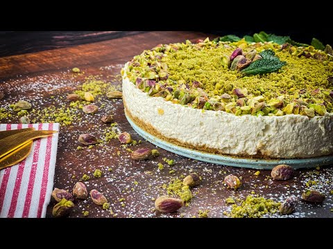 How to Make No Bake Pistachio Cheesecake  | No Egg | No Oven | Easy Recipe