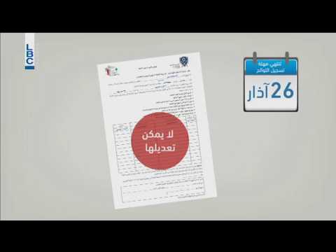 انتخابات لبنان 2018 كيف يتم تسجيل اللوائح