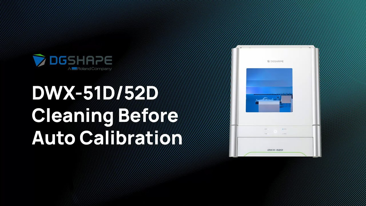 DGShape by Roland DWX51D/52D Cleaning Before Auto Calibration YouTube