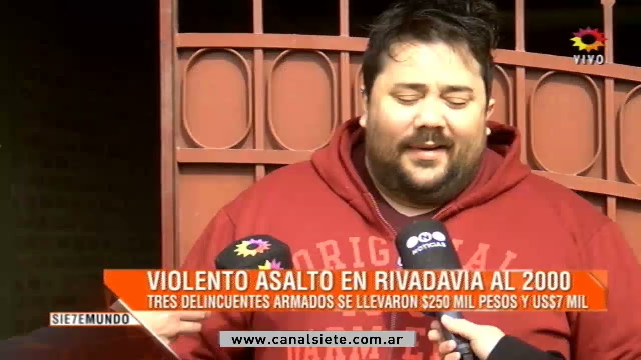 Violento asalto en Rivadavia al 2000
