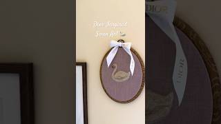 DIY Dior-Inspired Swan Wall Art | Luxury Nursery Decor DIY Dior-Inspired Swan Wall Art | Luxury Nursery Decor