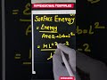 Trick to Find Dimensional Formula of Surface Energy #class11 #physics #dimensions 😊