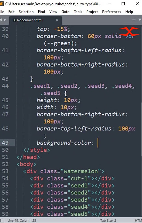 Watermelon | HTML CSS
