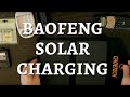 Baofeng Ham Radio Accessories and Solar Charging