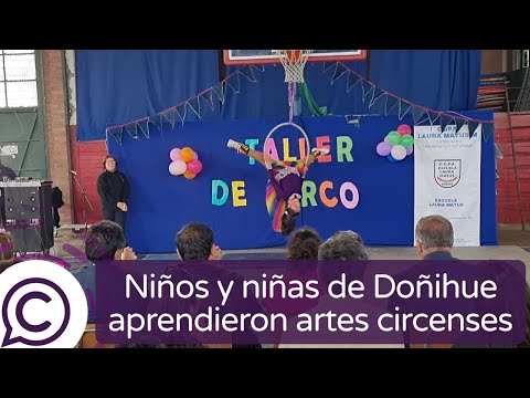Taller de Circo enseñó creatividad y expresión corporal a estudiantes de Doñihue