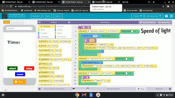 How to make a stopwatch ⏱ on code.org!