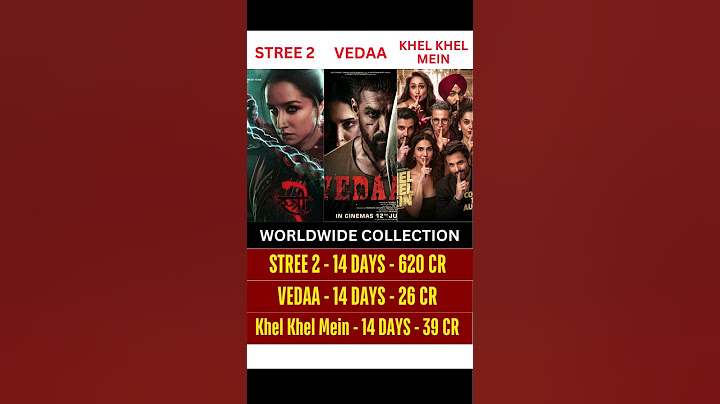 Stree 2 vs Vedaa vs khel khel mein Box Office Day 12 #viralshorts #viralshort #shortsbeta