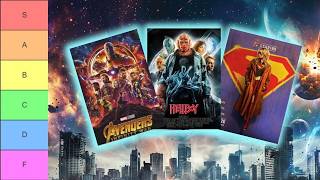The Best and Worst Superhero Blockbusters (Tier List)