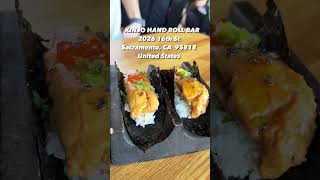 📍Kinjo Hand Roll Bar | Sacramento, CA