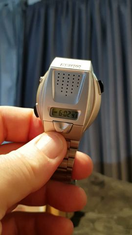 Vintage Seiko A964-4AOA wrist talk watch - YouTube