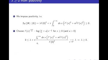 Virtual Seminar: Diego Pontello "Relative entropy for coherent states from Araki formula"