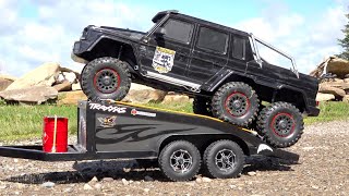 I FOUND a RARE HANDMADE "KRAZY JOE" Car-Hauler Trailer & BOUGHT IT! LET's GO MUDDING | RC ADVENTURES