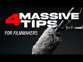 4 massive audio tips every filmmaker needs to know