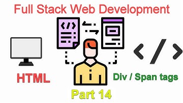 Full Stack Web Developer Course in Telugu Part 14| HTML "DIV" tag and "SPAN" tags |Monesh Venkul
