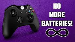 NO MORE BATTERIES! New Xbox One Unlimited Controller Power Tutorial! (Easy)