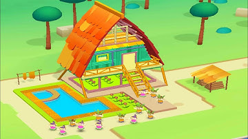 GREENACRES IDLE JUNGLE SURVIVAL BUILDER FIRST GAMEPLAY #1