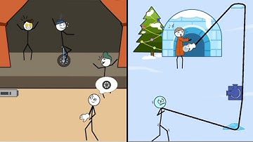 Thief Puzzle: (Level 301-310) Gameplay Walkthrough Solution - Funny Stickman Brain Puzzle Game