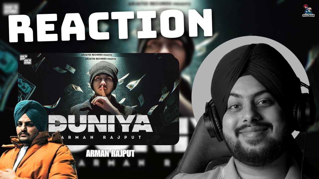 Reaction on Arman Rajput - Duniya (Visualizer) Bobby Studio - YouTube
