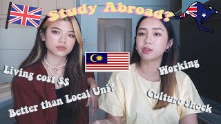 Truth about studying abroad UK / Australia from Malaysian students #studyabroad