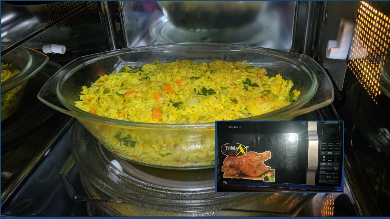 Singer Microwave Oven Vegetable Khichuri Recipe । সিঙ্গার মাইক্রোওয়েভ